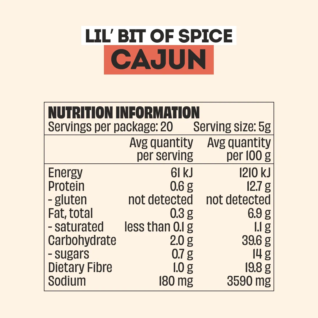 CAJUN SEASONING - LARGE BOTTLE - Image 5