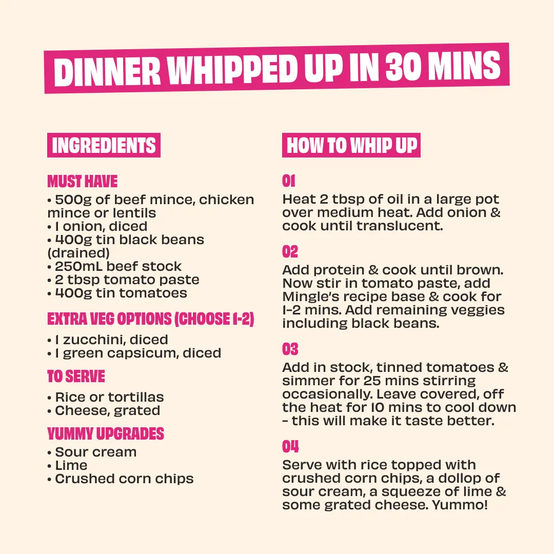 CHILLI CON CARNE RECIPE BASE - 3 PACK - Image 3
