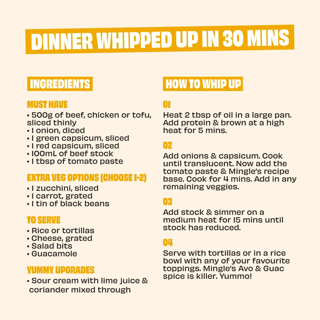 FAJITA RECIPE BASE - 3 PACK - Image 3