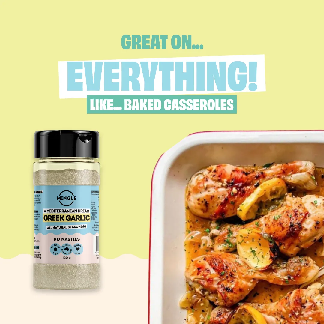 GREEK GARLIC SEASONING - LARGE BOTTLE - Image 7