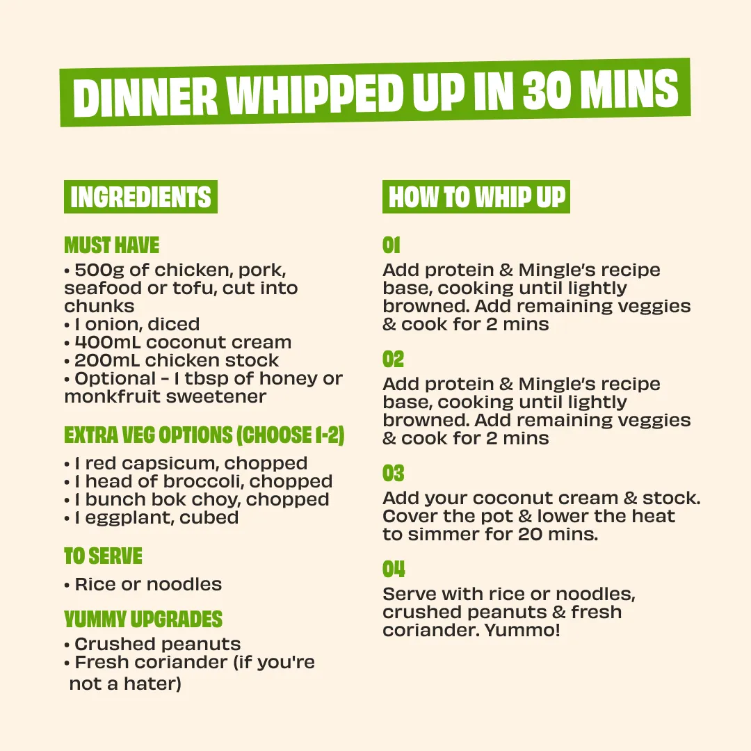 GREEN CURRY RECIPE BASE - 3 PACK - Image 3