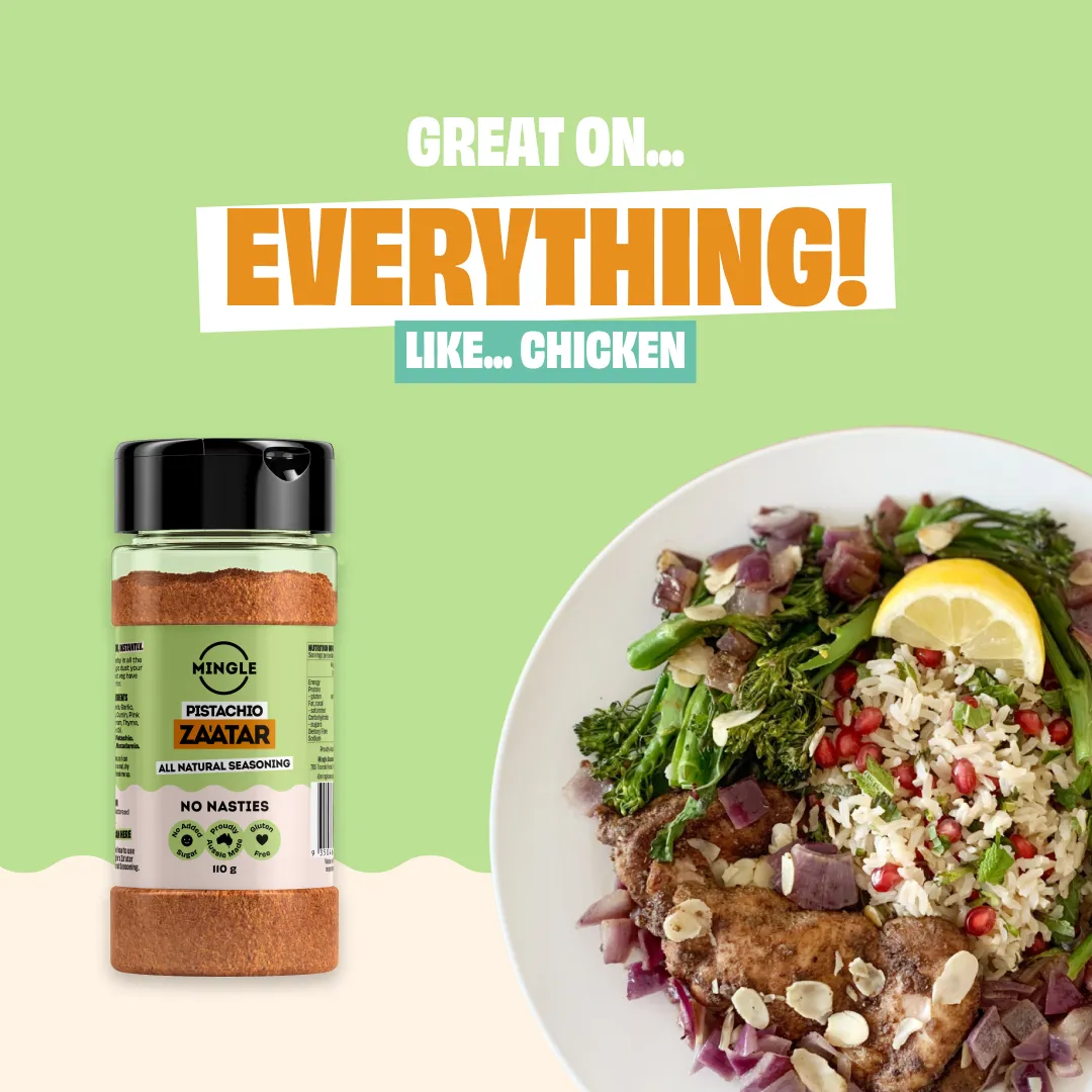 PISTACHIO ZA'ATAR SEASONING - LARGE BOTTLE - Image 3