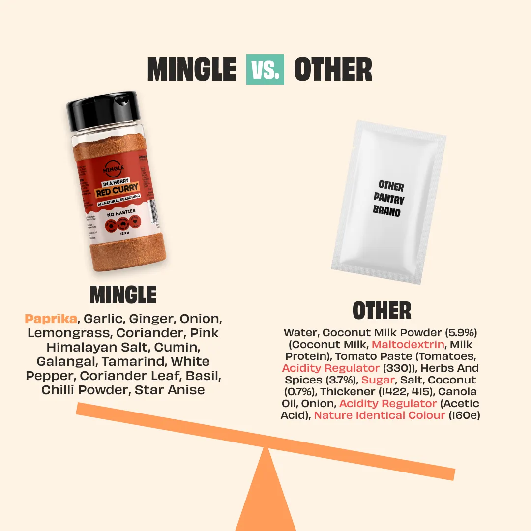 RED CURRY SEASONING - LARGE BOTTLE - Image 3