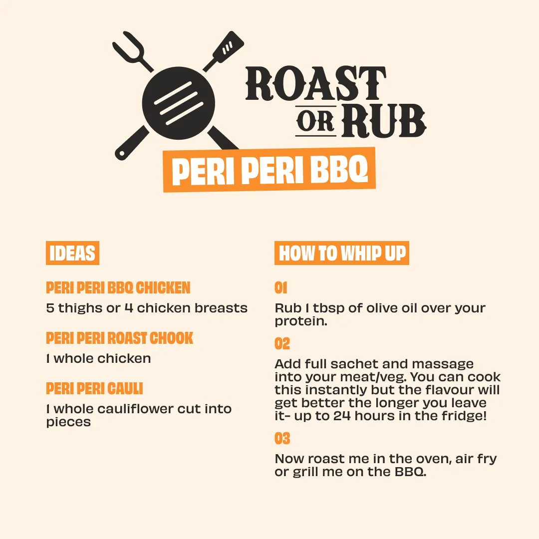 PERI PERI BBQ RUB - 3 PACK - Image 3