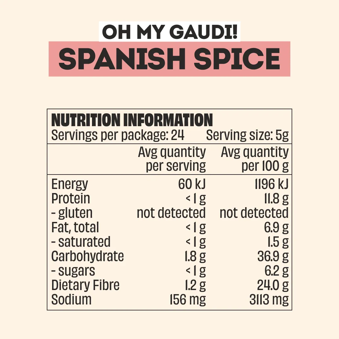 SPANISH FIESTA SEASONING - LARGE BOTTLE - Image 5