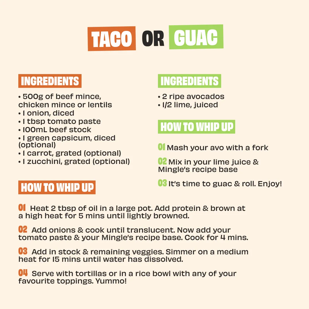 TACO OR GUAC RECIPE BASE - 3 PACK - Image 3