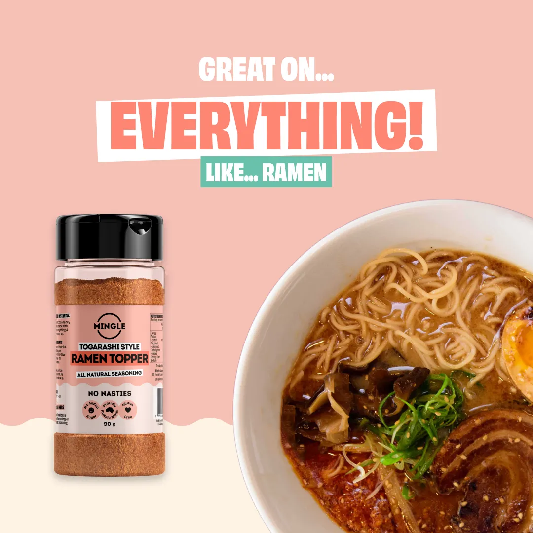 TOGARASHI RAMEN TOPPER SEASONING - LARGE BOTTLE - Image 3
